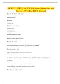 NURS1213 PPE &vert; 2025&sol;2026 Update &vert; Questions and Answers &vert; Verified 100&percnt; Correct