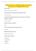 NURS1213 Exam &vert; 2025&sol;2026 Update &vert; Questions and Answers &vert; Verified 100&percnt; Correct