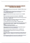 SHARP MONOCHROME FINAL EXAM WITH COMPLETE SOLUTIONS 100&percnt; VERIFIED&excl;&excl;