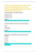 Certified Anticoagulation Care Provider &lpar;CACP&rpar;  practice exam Verified Questions&comma; Correct  Answers&comma; and Detailed Explanations for Science  Students&vert;&vert;Already Graded A&plus; 