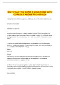 D027 PRACTICE EXAM 2 QUESTIONS WITH CORRECT ANSWERS 20252026&period;
