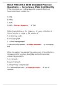 NCCT PRACTICE 2026 Updated Practice Questions &plus; Rationales&comma; Pass Confidently