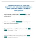 FLORIDA MPJE EXAM WITH ACTUAL  QUESTIONS AND 100&percnt; VERIFIED ANSWERS &vert;  LATEST 2025&sol; 2026 UPDATE &vert; GRADED A&plus; &vert;  100&percnt; SUCCESS