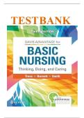 Davis Advantage For Basic Nursing Thinking&period;&period;3rd Ed&period;