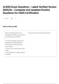 ACEDS Exam Questions &ndash; Latest Verified Version 2025&sol;26 &ndash; Complete and Updated Practice Questions for CEDS Certification