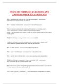 DCOM 101 MIDTERM QUESTIONS AND ANSWERS WITH SOLUTIONS