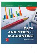 TEST BANK FOR Data Analytics for Accounting 3rd edition by Vernon Richardson&comma; Ryan Teeter&comma; Katie Terrell ISBN&colon; 978-1264444908 COMPLETE GUIDE ALL CHAPTERS COVERED 100&percnt; VERIFIED A&plus; GRADE ASSURED&excl;&excl;&excl;&excl;&excl;NEW LATEST UPDATE&excl;&excl;&excl;&excl;