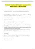 DMSO 1110 Final Exam&sol;DMSO With complete solution NEWEST RATED A&plus; NEW EDITION 