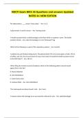 NOCTI Exam With 35 Questions and answers Updated RATED A&plus; NEW EDITION 