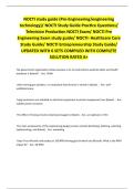 NOCTI study guide &lpar;Pre-Engineering&sol;engineering technology&rpar;&sol; NOCTI Study Guide Practice Questions&sol; Television Production NOCTI Exam&sol; NOCTI Pre Engineering Exam study guide&sol; NOCTI- Healthcare Core Study Guide&sol; NOCTI Entrepreneurship Study Guide&sol; UPDATED WIT