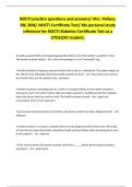 NOCTI practice questions and answers&sol; Mrs&period; Pollere&comma; RN&comma; BSN&sol; NOCTI Certificate Test&sol; My personal study reference for NOCTI Robotics Certificate Test as a UTOLEDO student&period;