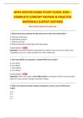 NFHS SOCCER EXAM STUDY GUIDE 2026 &ndash;  COMPLETE CONCEPT REVIEW & PRACTICE  MATERIALS &lpar;LATEST EDITION&rpar;  NFHS SOCCER EXAM STUDY GUIDE 2026