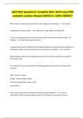 ASCP BOC Questions&sol; Complete BOC&colon; ASCP prep With complete solution Newest RATED A&plus; 100&percnt; CORRECT 