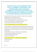 NUR 612 FINAL EXAM 2026&sol;2027 WITH  ACTUAL CORRECT QUESTIONS AND  VERIFIED DETAILED ANSWERS  &vert;CURRENTLY TESTING QUESTIONS AND  SOLUTIONS&vert;ALREADY GRADED A&plus;&vert;NEWEST  &vert;JUST RELEASED&excl;&excl;&vert;GUARANTEED PASS
