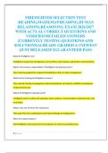 FIREFIGHTER SELECTION TEST  &colon;READING&comma;MATH&comma;MAP READING&comma;HUMAN  RELATIONS&comma;REASONING EXAM 2026&sol;2027  WITH ACTUAL CORRECT QUESTIONS AND  VERIFIED DETAILED ANSWERS  &vert;CURRENTLY TESTING QUESTIONS AND  SOLUTIONS&vert;ALREADY GRADED A&plus;&vert;NEWEST  &vert;JUST RELEASED&excl;&excl;&vert;GUARANTEE