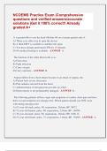 NCOEMS Practice Exam &vert;Comprehensive  questions and verified answers&sol;accurate  solutions &vert;Get it 100&percnt; correct&excl;&excl; Already  graded A&plus;
