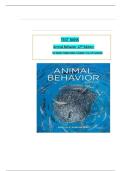 Test Bank for Animal Behavior 12e 12th Edition by Dustin Rubenstein&period; ISBN-13&colon; 4912 and ISBN-10&colon; 7 Full Chapters test bank