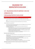 Samenvatting Inleiding Bedrijfspsychologie
