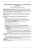 Samenvatting Goed ouderschap -  Theoretische pedagogiek &lpar;PABAP021A&rpar;