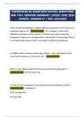 SUPERVISOR NJ EXAM WITH ACTUAL QUESTIONS  AND 100&percnt; VERIFIED ANSWERS &vert; LATEST 2025&sol; 2026  UPDATE &vert; GRADED A&plus; &vert; 100&percnt; SUCCESS