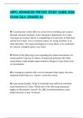 ABYC ADVANCED PRETEST STUDY GUIDE 2026 EXAM Q&A GRADED A&plus;