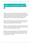 ABYC ADVANCED PRETEST ACTUAL EXAM 2026 QUESTIONS WITH ANSWERS GRADED A&plus;