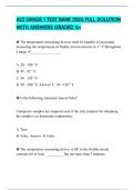 ACI GRADE 1 TEST BANK 2026 FULL SOLUTION WITH ANSWERS GRADED A&plus;