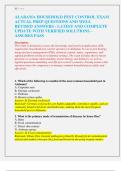 ALABAMA HOUSEHOLD PEST CONTROL EXAM  ACTUAL PREP QUESTIONS AND WELL  REVISED ANSWERS - LATEST AND COMPLETE  UPDATE WITH VERIFIED SOLUTIONS &ndash;  ASSURES PASS