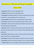 Introduction to Physical and Human Geography &ndash; D199 &ndash; Western Governors University &lpar;WGU&rpar; &ndash; Complete Course Overview and Study Notes