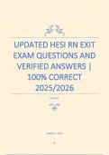 UPDATED HESI RN EXIT EXAM QUESTIONS AND VERIFIED ANSWERS &vert; 100&percnt; CORRECT 2025&sol;2026 Hesi Exit   &emsp; The nurse should recognize that physical dependence is accompanied by what findings when alcohol consumption is first reduced or ended&quest;  A&rpar;&Tab;Seizures B&rpar;&Tab;Withdra