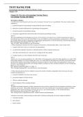 Test Bank For Gerontologic Nursing 6th Edition by Meiner&comma; Yeage Chapter 1-29 Complete Guide A&plus;