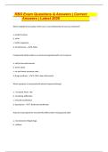 RBS Exam Questions & Answers &vert; Correct  Answers &vert; Latest 2026 