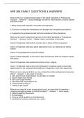 ARE 366 EXAM 1 QUESTIONS & ANSWERS