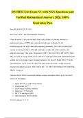 RN HESI Exit Exam V1 with NGN Questions and Verified Rationalized Answers 2026&comma; 100&percnt; Guarantee Pass
