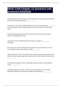 EDUC 2130 Chapter 12 questions well answered 2025&sol;2026