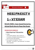 2025&sol;2026 HESI PN EXIT EXAM V1&comma; V2&comma; V3&comma; V4&comma; V5&comma; V6&comma; V7&comma; EACH EXAM WITH 75 QUESTIONS AND ANSWERS &lpar;VERIFIED REVISED FULL EXAM&rpar;
