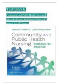 TEST BANK - Community and Public Health Nursing&colon; Evidence for Practice 4th Edition by DeMarco & Walsh&comma; All 25 Chapters Covered&comma; Verified Latest Edition