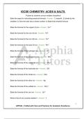 IGCSE CHEMISTRY&colon; ACIDS & SALTS&period; Trusted by students across multiple disciplines&excl;