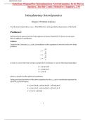Solutions Manual for Interplanetary Astrodynamics&comma; 1e by David  Spencer&comma; Davide Conte &lpar;Selective Chapters&comma; 2-6&rpar;
