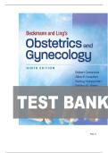 TEST BANK FOR Beckmann and Ling's Obstetrics and Gynecology Ninth&comma; North American Edition by Dr&period; Robert Casanova&comma; Alice Goepfert ISBN&colon; 978-1975180577 COMPLETE GUIDE ALL CHAPTERS COVERED 100&percnt; VERIFIED A&plus; GRADE ASSURED&excl;&excl;&excl;&excl;&excl;NEW LATEST UPDATE&excl;&excl;&excl;&excl;&excl;