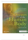 TEST BANK FOR Diseases of the Human Body Seventh Edition by Carol D&period; Tamparo&comma; Jennifer T&period; Davis ISBN&colon; 978-1719640381 COMPLETE GUIDE ALL CHAPTERS COVERED 100&percnt; VERIFIED A&plus; GRADE ASSURED&excl;&excl;&excl;&excl;&excl;&excl;&excl;NEW LATEST UPDATE&excl;&excl;&excl;&excl;&excl;&excl;&excl;