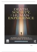 TEST BANK FOR Death&comma; Society&comma; and Human Experience 13th Edition by Robert Kastenbaum&comma; Christopher M&period; Moreman ISBN&colon; 978-1032021515 COMPLETE GUIDE ALL CHAPTERS COVERED 100&percnt; VERIFIED A&plus; GRADE ASSURED&excl;&excl;&excl;&excl;&excl;NEW LATEST UPDATE&excl;&excl;&excl;&excl;&excl;