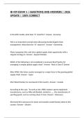 IB 439 EXAM 1 &vert; QUESTIONS AND ANSWERS &vert; 2026 UPDATE &vert; 100&percnt; CORRECT