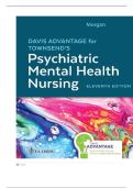 TEST BANK FOR Davis Advantage for Townsend's Psychiatric Mental Health Nursing&comma; 11th Edition by Karyn I&period; Morgan ISBN&colon; 978-1719648240 COMPLETE GUIDE ALL CHAPTERS COVERED 100&percnt; VERIFIED A&plus; GRADE ASSURED&excl;&excl;&excl;&excl;NEW LATEST UPDATE&excl;&excl;&excl;&excl;