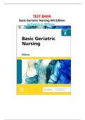 Test Bank For Basic Geriatric Nursing 8th Edition by Patricia A&period; Williams ISBN 9780323826853 Chapters&lpar;1 to 20&rpar;