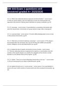 SW 315 Exam 1 questions well answered graded A&plus; 2025&sol;2026