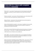 COUN 500 Ch&period; 8 Quiz with complete solutions 2025&sol;2026