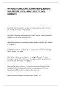 WV FOREMAN PRACTICE TEST REVIEW QUESTIONS AND ANSWER &vert; 2026 UPDATE &vert; RATED 100&percnt; CORRECT&excl;&excl;