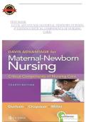 Test Bank for Maternal&ndash;Newborn Nursing&colon; The Critical Components of Nursing Care&comma; 4th Edition &mdash; A comprehensive exam preparation resource designed for nursing students studying maternal and newborn care&period; This test bank includes practice questions aligned w