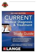 Test Bank for Current Medical Diagnosis & Treatment &lpar;CMDT&rpar;&comma; Latest 2022 Edition &mdash; A complete and up-to-date exam preparation guide fully aligned with the 2022 edition of Current Medical Diagnosis & Treatment&period; This test bank offers chapter-by-chapter&comma; exam